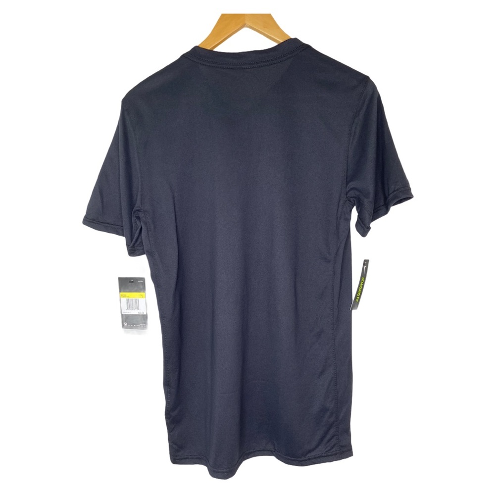 Nike Dri Fit Legend 2.0 V-neck Black Tee T-Shirt NWT - Picture 5 of 16
